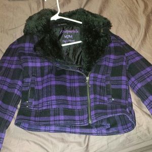 Zip up fleece jacket