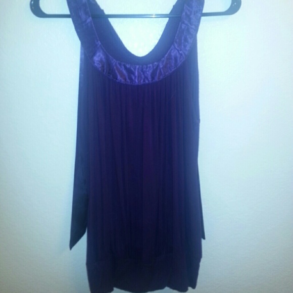 Purple dress top