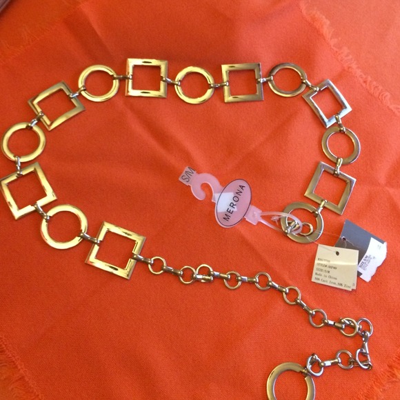 Merona Abstract Belt (Silver)