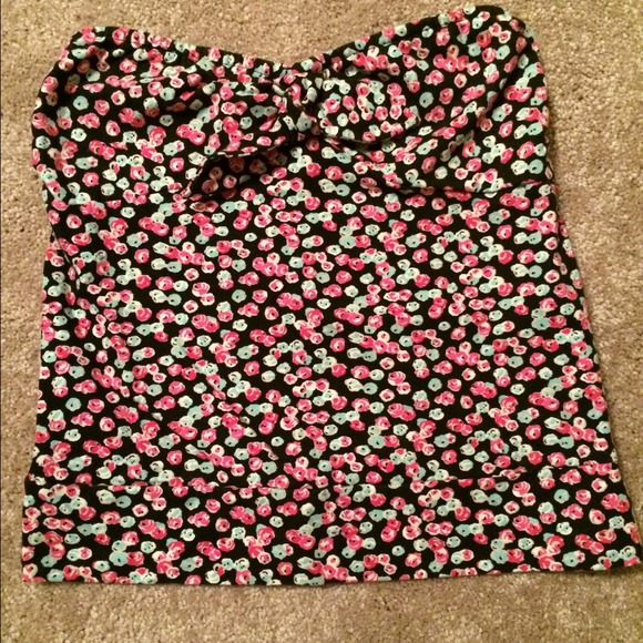Flower print tube top from Victorias Secret