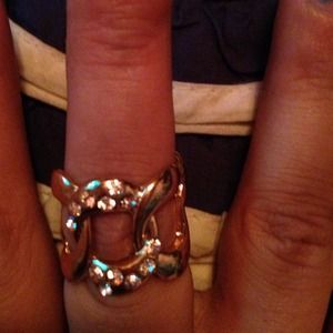 Gold tone ring