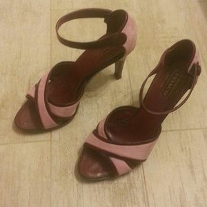 Coach strappy heels