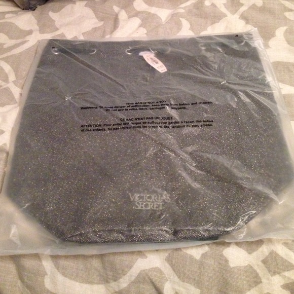 VS glitter tote bag