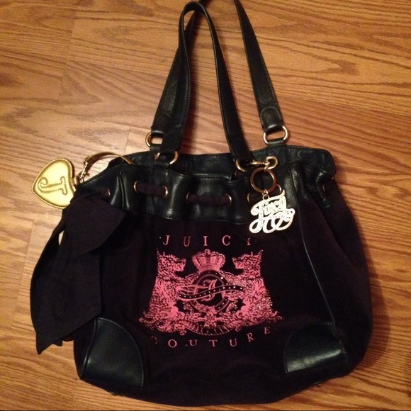 Juicy Couture Bling Velour Bag