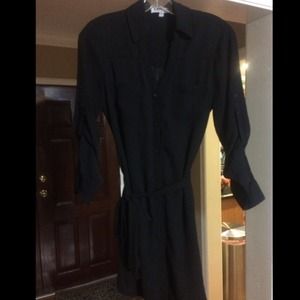 Black dress button up
