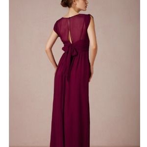 NWT White Ava Maxi From BHLDN  size 6♧