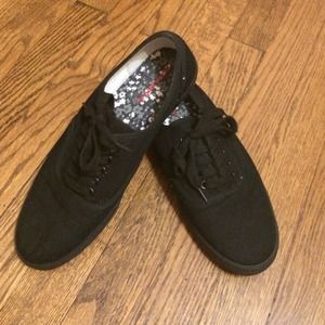 Target Oxford Style Sneakers - BLACK - Size 10