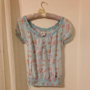 abercrombie floral shirt