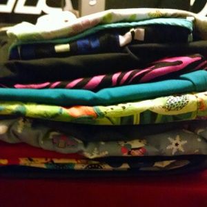 Scrub tops and bottoms