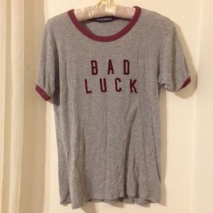 brandy melville bad luck tee