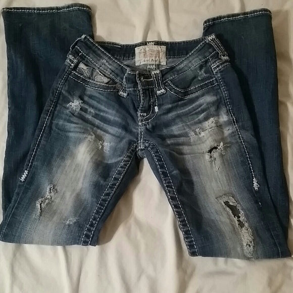Big star Liv boot distressed jeans 24R