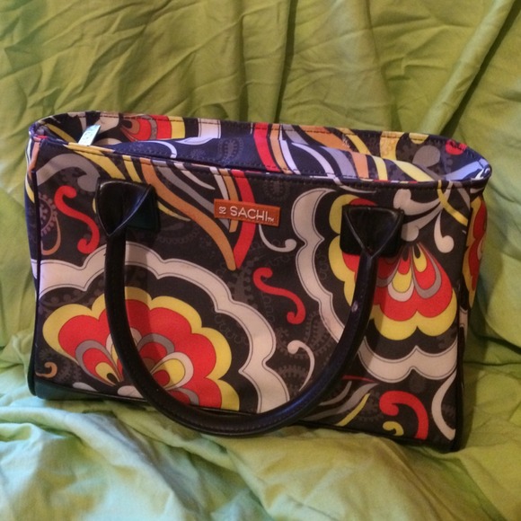 Sachi Ladies Insulated Lunch Tote Mod Flowers