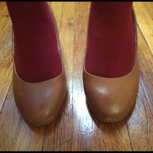 Tan Leather Pumps