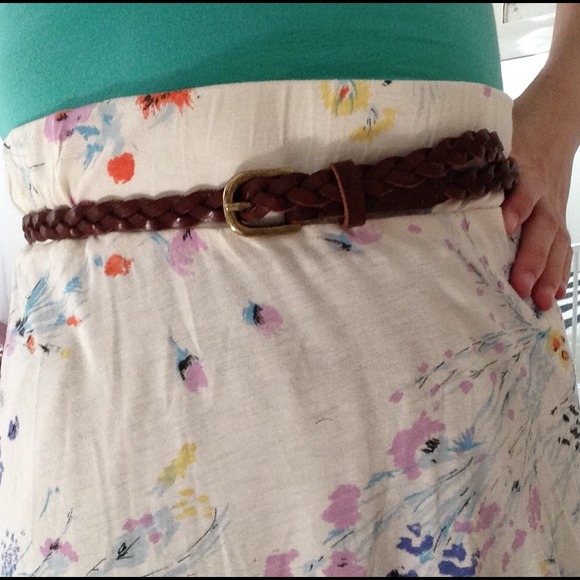 SALE Braided Leather Belt