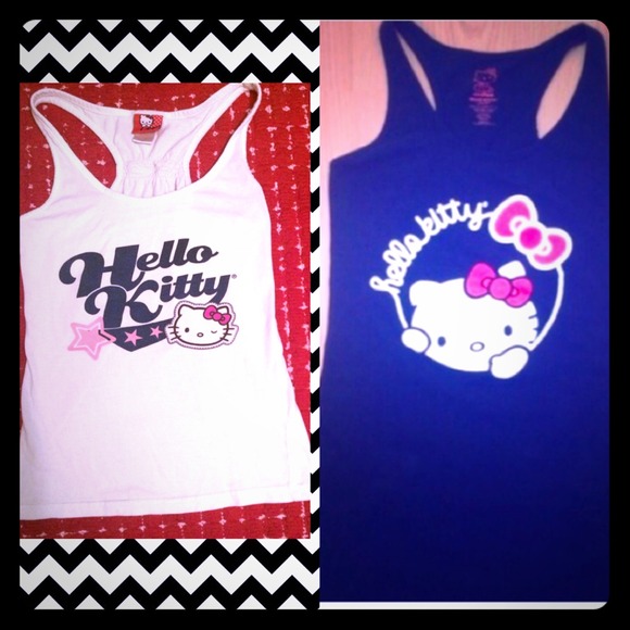 Joyce Leslie Tops - 🚫Sold🚫 HELLO KITTY 2 for 1 !!  pj top bundle!