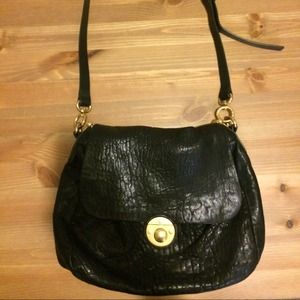 Marc Jacobs Black Leather Crossbody Bag