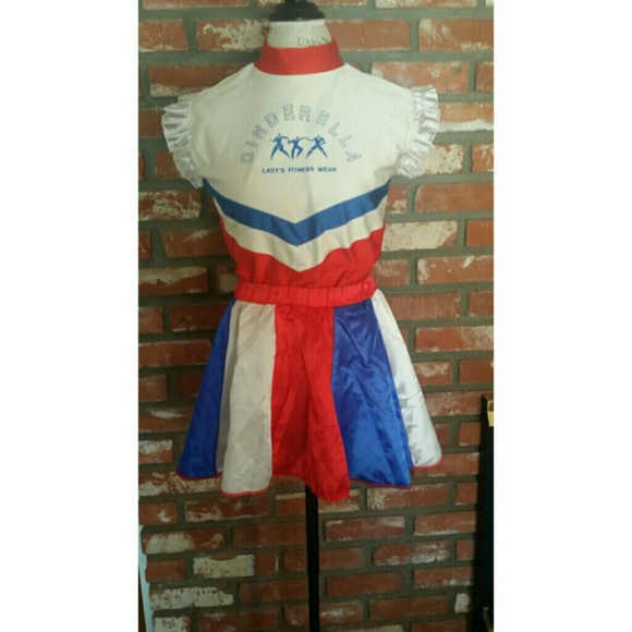 Halloween!! Vintage 2-piece cheerleading outfit