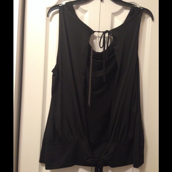 Black slinky top - Picture 2 of 3