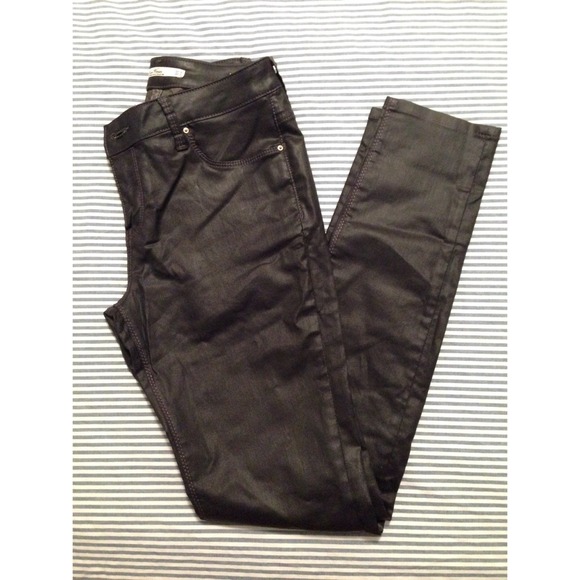 Zara Coated Denim