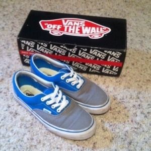 🌀Blue/Gray Vans!