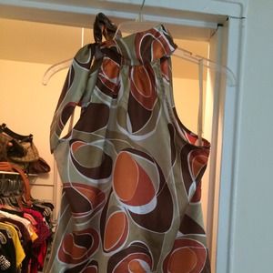 Cute Satin material tie top