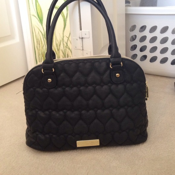 Betsy Johnson Black and White Top Handle