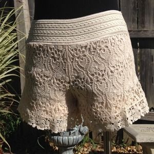Ivory Lace Shorts. New with tags!