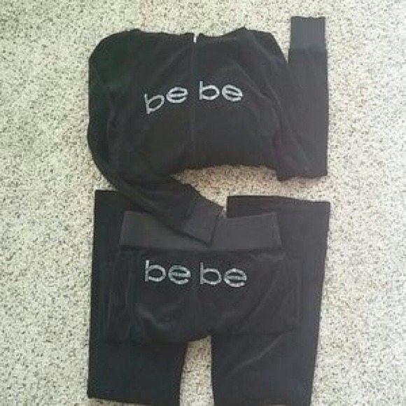 bebe Tops - bebe velour sweatsuit
