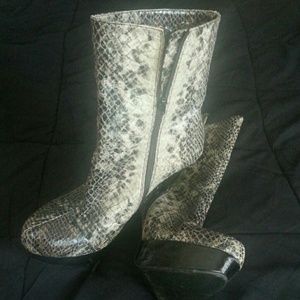 Snake Skin Boots