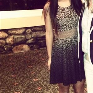 Free People Leapord print dress