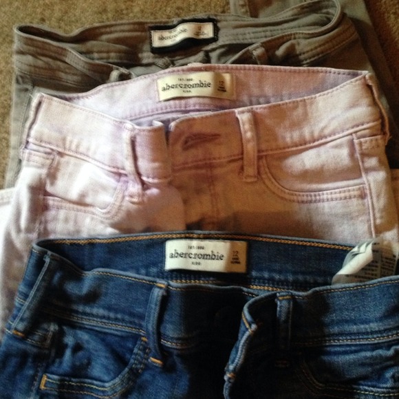 Abercrombie & Fitch Denim - 3 pairs Abercrombie girls 12 jeans