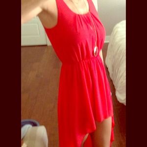 NWT Gorgeous Red High/Low Dress