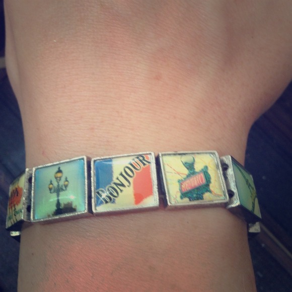French Themed Icon Bracelet