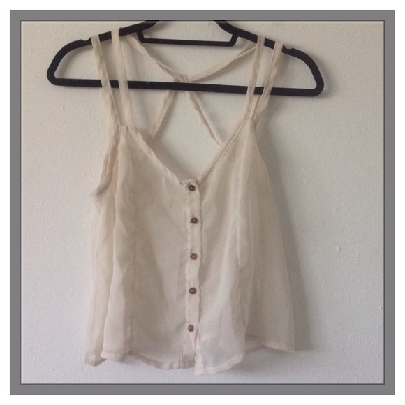 ZARA SHEER TANK TOP