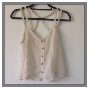 ZARA SHEER TANK TOP