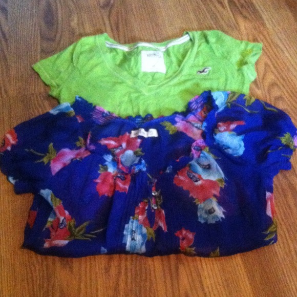 Two Hollister shirts! Size XS