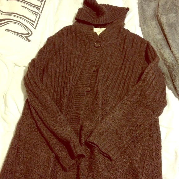 Long brown coat
