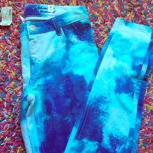 Brand new justice tie dye jeans
