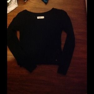 Girls Abercrombie Navy blue sweater M