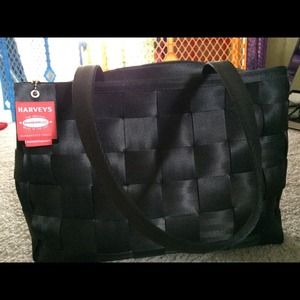 Black Harvey Seat Belt Bag - Large