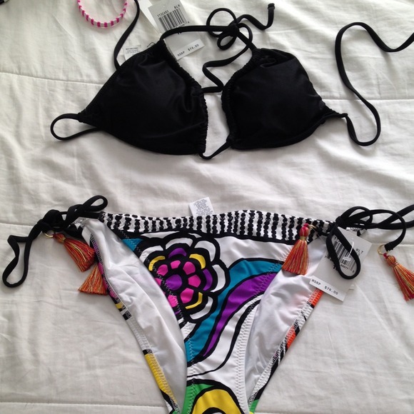 Trina Turk Other - Colorful fringe bikini