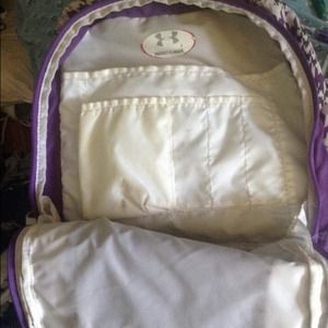 Purple under armour backpack