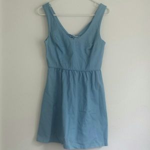 Blue dress with pockets