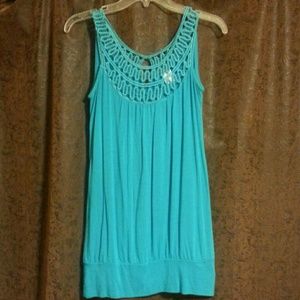 Turquoise tank