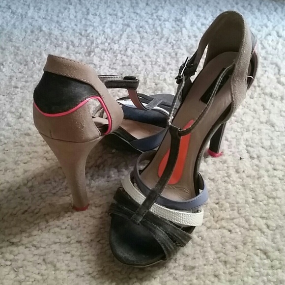 Diesel t-strap heels