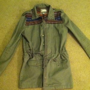 Long tribal and army jacket