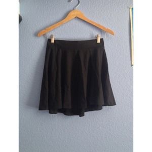 Black h&m Circle skirt