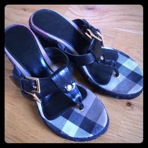 Authentic Burberry wedges