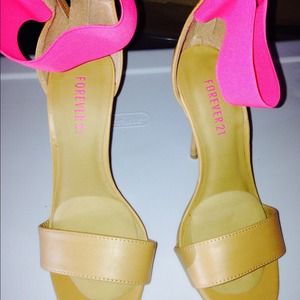 Brand new Forever 21 strappy heels