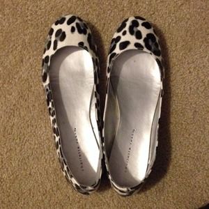 cheeta print ballet flats